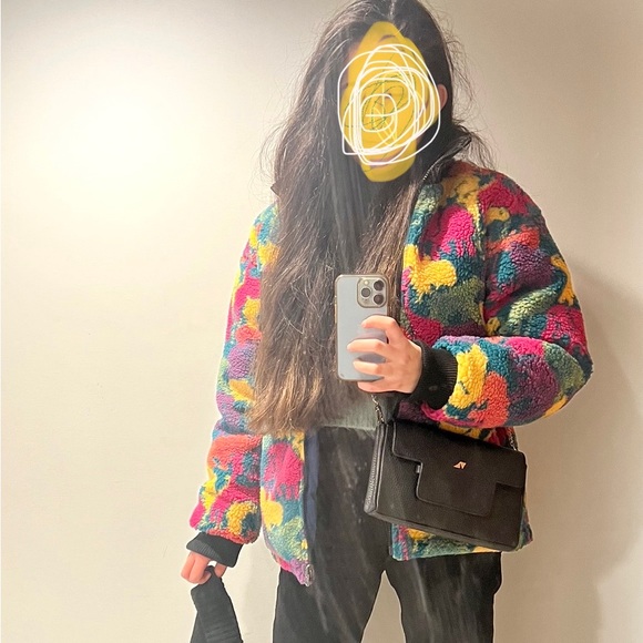 Aelfric Eden Tie dye "Wearable on both sides" Winter Coat - Picture 5 of 6
